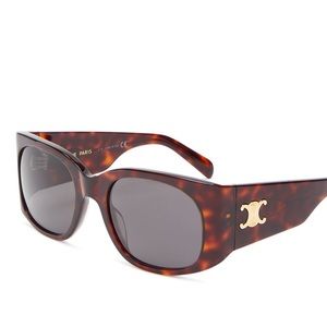 Celine triomphe 54 MM oversized rectangular sunglasses
